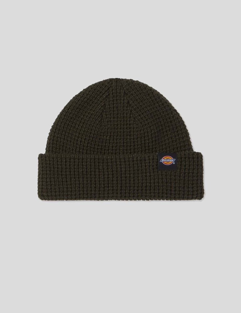 Cappello verde oliva per waffle legno DICKIES
